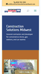 Mobile Screenshot of constructionsolutionsmidwest.com