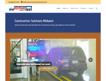 Tablet Screenshot of constructionsolutionsmidwest.com